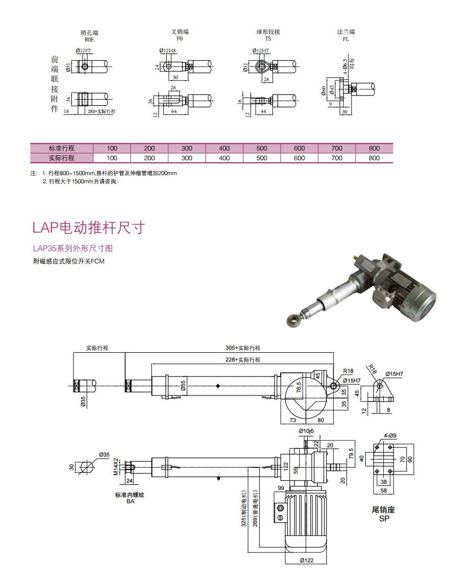 LAP电动推杆